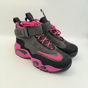 Nike Air Griffey Max 1 GS 552983-006 Black Pink Ken Griffey Jr Sz 4Y Women’s 6